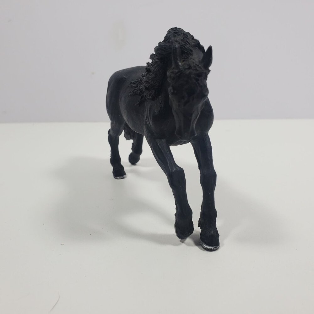 2005 Safari LTD Friesian Horse Black 5" Figure Retired - Picture 12 of 16